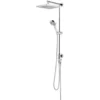Schulte ExpressPlus Duschsystem Rain Mit Umsteller Verchromt Eckig