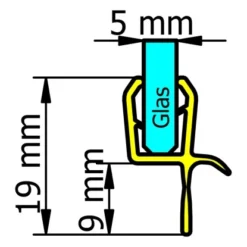 Schulte Wasserabweisprofil Waagerecht Für Badewannenaufsatz Mit 5 Mm Glas -Badezimmerprodukte Geschäft 4060991050923 6