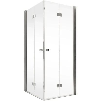 Schulte ExpressPlus Eckeinstieg Mit Drehfalttür Garant Chromoptik 200x80cm 2 Schulte ExpressPlus Eckeinstieg Mit Drehfalttür Garant Chromoptik 200x80cm – Bild 2