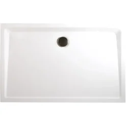 Schulte ExpressPlus Duschwanne Eckig Extra-flach Mineralguss Asym. 90x120cm