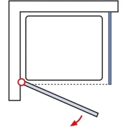 Schulte ExpressPlus Set Duschkabine Mit Drehtür AlexaStyle2.0 Mit DW 192x80cm -Badezimmerprodukte Geschäft 4060991057038 2053 6