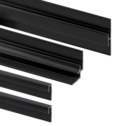 Schulte DecoDesign Profilset Schwarz 210 Cm 1 Schulte DecoDesign Profilset Schwarz 210 Cm