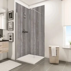 Schulte ExpressPlus DecoDesign Duschrückwand Dekor Stein Beton 255 X 100 Cm -Badezimmerprodukte Geschäft 4060991067945 Bild03