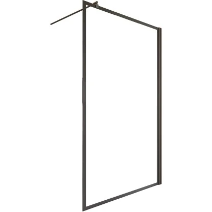 Schulte Walk In Frontteil Alexa Style 2.0 Dekor Frame Mattschwarz 200 X 120 Cm 2 Schulte Walk In Frontteil Alexa Style 2.0 Dekor Frame Mattschwarz 200 X 120 Cm – Bild 2
