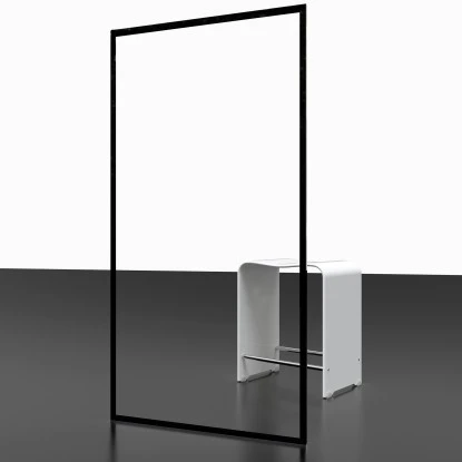 Schulte Walk In Frontteil Alexa Style 2.0 Dekor Frame Mattschwarz 200 X 120 Cm 3 Schulte Walk In Frontteil Alexa Style 2.0 Dekor Frame Mattschwarz 200 X 120 Cm – Bild 3