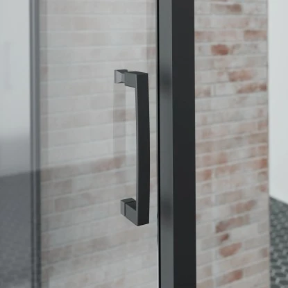 Schulte ExpressPlus Komplettdusche-Schiebetür Bali Mattschwarz 215 Cm X 115 Cm 5 Schulte ExpressPlus Komplettdusche-Schiebetür Bali Mattschwarz 215 Cm X 115 Cm – Bild 5