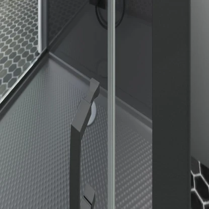 Schulte ExpressPlus Komplettdusche-Schiebetür Bali Mattschwarz 215 Cm X 115 Cm 9 Schulte ExpressPlus Komplettdusche-Schiebetür Bali Mattschwarz 215 Cm X 115 Cm – Bild 9