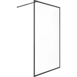 Baliv Duschabtrennung Walk-In DUK-120.81 120 Cm X 195 Cm Schwarz