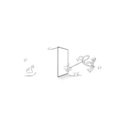 Baliv Duschabtrennung Walk-In DUK-120.81 120 Cm X 195 Cm Schwarz -Badezimmerprodukte Geschäft 4250312110997 S02 080720 L