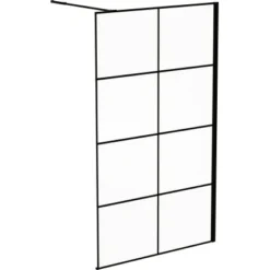 Baliv Duschabtrennung Walk-In DUK-120.131 120 Cm X 195 Cm Schwarz