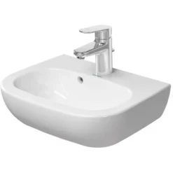 Duravit Handwaschbecken D-Code 45 Cm Weiß Mit Überlauf