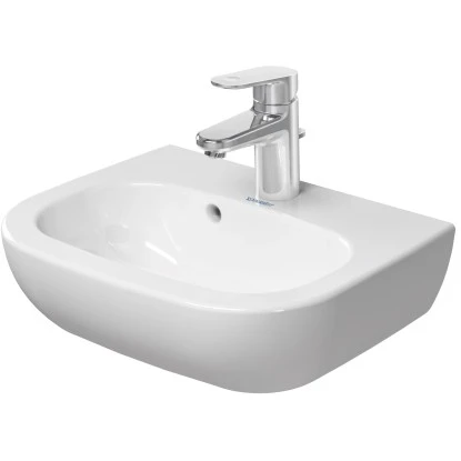 Duravit Handwaschbecken D-Code 45 Cm Weiß Mit Überlauf 1 Duravit Handwaschbecken D-Code 45 Cm Weiß Mit Überlauf