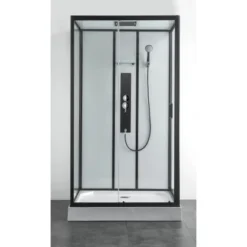 Sanotechnik Komplettduschkabine Sky 3 CL75 Schwarz -Badezimmerprodukte Geschäft 447532 4633 3