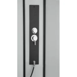 Sanotechnik Komplettduschkabine Sky 3 CL75 Schwarz -Badezimmerprodukte Geschäft 447532 4633 6