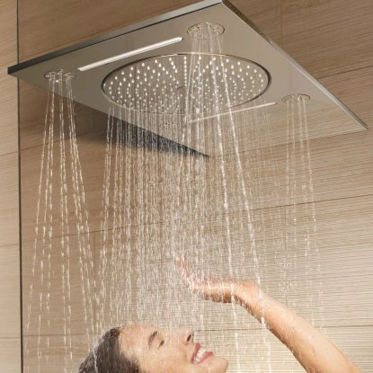 Grohe Kopfbrause Rainshower F-Series 15" Chrom 3 Strahlarten 2 Grohe Kopfbrause Rainshower F-Series 15" Chrom 3 Strahlarten – Bild 2