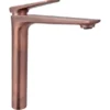 AquaSu Einhebelmischer Waschbeckenarmatur Orva Hohe Ausführung Kupfer