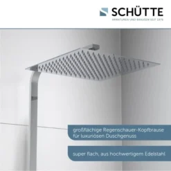 Schütte Überkopf-Brauseset Ocean Mit Thermostat-Ablage Chrom-Weiß -Badezimmerprodukte Geschäft 4731808 2759 5