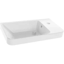 Fackelmann Keramik-Waschbecken 55 Cm Milano Weiß -Badezimmerprodukte Geschäft 480520 3254 5