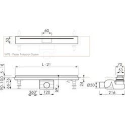 ESS Easy Drain Duschrinne XS Nano Wall Design 120 Cm 9 ESS Easy Drain Duschrinne XS Nano Wall Design 120 Cm -Badezimmerprodukte Geschäft 4851523 4851739 4851754 tz