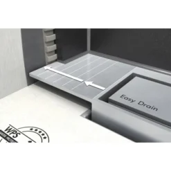 ESS Easy Drain Duschrinne Compact TAF 80 Cm Sperrwasserhöhe 50 Mm -Badezimmerprodukte Geschäft 4853875 4853909 4853966 b2