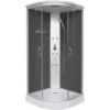 Sanotechnik Komplettduschkabine Punto 209 Cm X 90 Cm X 90 Cm Schwarz