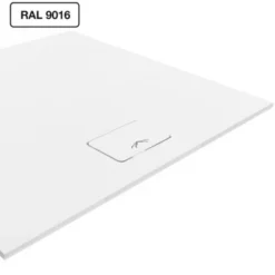 Nordholm Slimline Duschwanne 100 Cm X 90 Cm Weiß