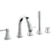 Grohe 5-Loch-Wannenkombination Grandera Chrom