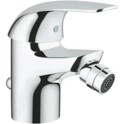 Grohe QuickFix Einhand-Bidetbatterie Swift Zugstangen-Ablaufgarnitur Chrom