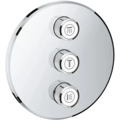 Grohe 3-fach Unterputzventil Grohtherm SmartControl Chrom Rund