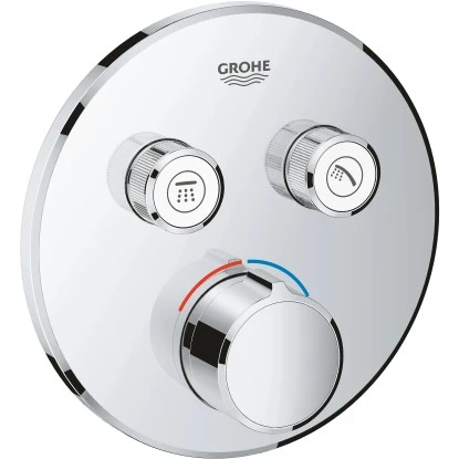 Grohe Unterputzmischer SmartControl Mit 2 Absperrventilen Chrom Rund 1 Grohe Unterputzmischer SmartControl Mit 2 Absperrventilen Chrom Rund