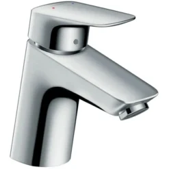 Hansgrohe Einhebel-Waschbeckenarmatur Logis 70 Mm Mit Zugstangen-Ablaufg. Chrom