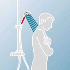 Schulte DuschMaster Rain Mit Einhebelmischer Rund BlackStyle -Badezimmerprodukte Geschäft 577661 2053 3