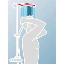 Schulte DuschMaster Rain Mit Einhebelmischer Rund BlackStyle -Badezimmerprodukte Geschäft 577661 2053 8