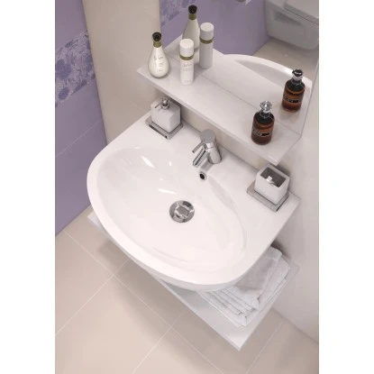 Cersanit Waschbecken PA60 Weiß 16,5 Cm X 60 Cm X 46 Cm 4 Cersanit Waschbecken PA60 Weiß 16,5 Cm X 60 Cm X 46 Cm – Bild 4