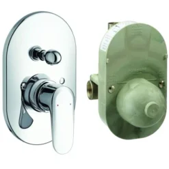 Hansgrohe Unterputz Wannenfüllarmatur Ecos Chrom