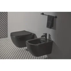 Ideal Standard Bidetarmatur Cerafine O Silk Black -Badezimmerprodukte Geschäft 611203 3049 7