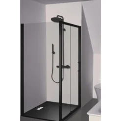 Ideal Standard Duschsystem Ceratherm T25 Kopfbrause 30 Cm Silk Black -Badezimmerprodukte Geschäft 611775 3049 5