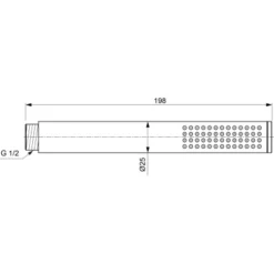 Ideal Standard Stabhandbrause Idealrain Silk Black 19 Ideal Standard Stabhandbrause Idealrain Silk Black -Badezimmerprodukte Geschäft 614241 3049 10