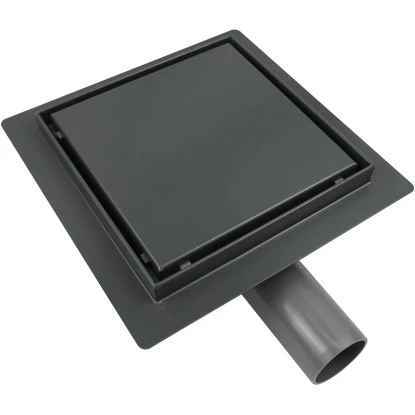 VerosanPro Duschrinne-Bodenablauf Nakia Quadratisch Matt Dunkelgrau 20 X 20 Cm 1 VerosanPro Duschrinne-Bodenablauf Nakia Quadratisch Matt Dunkelgrau 20 X 20 Cm