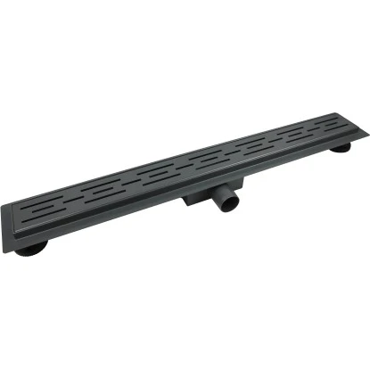 VerosanPro Duschrinne Nakia DR1 Komplettset Designrost Matt Dunkelgrau 80 Cm 1 VerosanPro Duschrinne Nakia DR1 Komplettset Designrost Matt Dunkelgrau 80 Cm