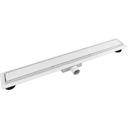 VerosanPro Duschrinne Nakia DR2 Komplettset Inkl. Designrost Matt Weiß 90 Cm 1 VerosanPro Duschrinne Nakia DR2 Komplettset Inkl. Designrost Matt Weiß 90 Cm