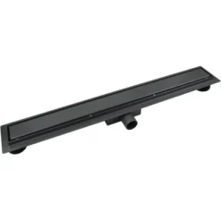 VerosanPro Duschrinne Nakia DR2 Komplettset Designrost Matt Dunkelgrau 90 Cm