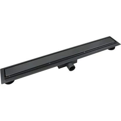 VerosanPro Duschrinne Nakia DR2 Komplettset Designrost Matt Dunkelgrau 90 Cm 1 VerosanPro Duschrinne Nakia DR2 Komplettset Designrost Matt Dunkelgrau 90 Cm