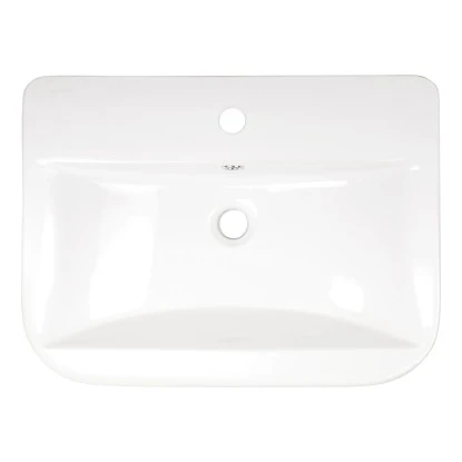 LeNado AquaSu Waschtisch Mit Überlauf Weiß 4 LeNado AquaSu Waschtisch Mit Überlauf Weiß – Bild 4