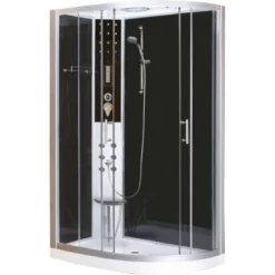 Sanotechnik Komplettduschkabine Vario Links 215 Cm X 120 Cm X 80 Cm