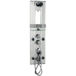 Sanotechnik Duschpaneel Palma 105 Cm X 26 Cm Alu