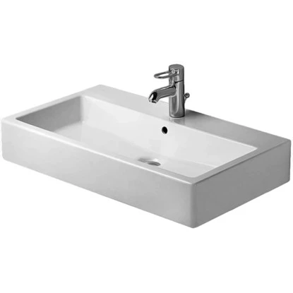 Duravit Waschbecken Vero 80 Cm Weiß Mit Überlauf + 1 Hahnloch 1 Duravit Waschbecken Vero 80 Cm Weiß Mit Überlauf + 1 Hahnloch