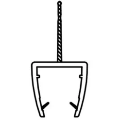 Dichtleiste Für Duschkabinen 2er-Set 8 Mm Glasstärke -Badezimmerprodukte Geschäft 702407 4633 6