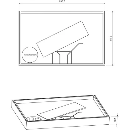 Duschwannenträger Für Ottofond Aruba 140 Cm X 90 Cm 2 Duschwannenträger Für Ottofond Aruba 140 Cm X 90 Cm – Bild 2