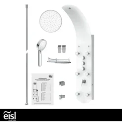 Eisl Duschpaneel Karibik 3 In 1 Mit Regendusche Sechs Massagedüsen Weiß -Badezimmerprodukte Geschäft 7663628 2759 6